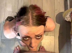 rokky horror's piss cum bundle two full sloppy deepthroat scenes