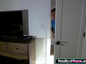 stepdad, let me deepthroat your monster cock now