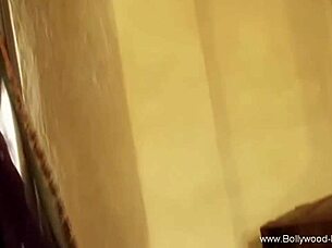 Indian brunette teases in forbidden erotic nude dance ritual