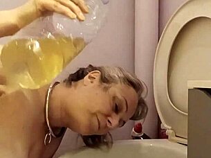 hey slave lick those filthy toilets while i spank your worthless ass