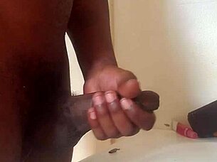 Monster BBC Craving Intense Cum-Filled Masturbation Session