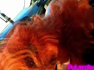 stepmom and her hot friend get revenge with wild kisses and tits