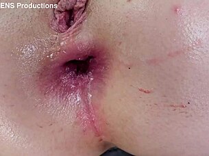 two monster cocks destroy latina atena's ass dap!