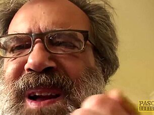 Busty Brooklyn Blue Inserts Monster Maledom Cock Deep