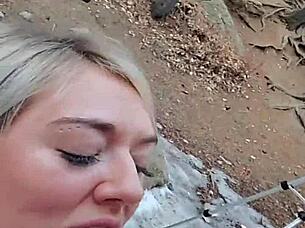 wanna see her bent over public pounding ending in hot facial cumshot?