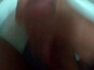 i jerk off quick in the bathroom