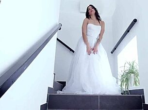 bride lena coxx 4on1 bbc dap atm rough gapes swallow cum
