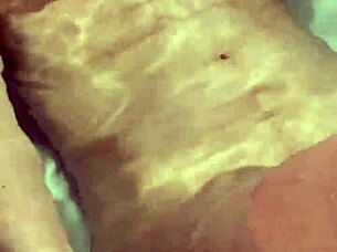 wife slowly washes body in bath, i grope her nipples before sex