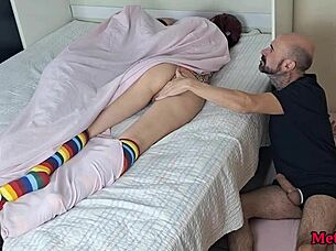 we shared a room with boyfriend's stepdad for intense doggystyle