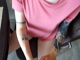 petite sunako kirishiki fucked hard in kitchen close-up pussy and ass pov