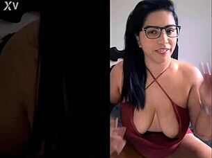 professora spits tits cums face on student cock