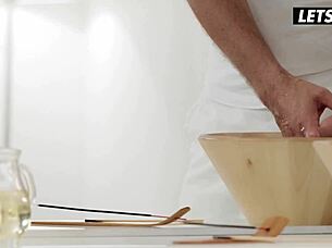 young blonde star gets steamy oiled massage fuck from huge cock masseur whiteboxxx