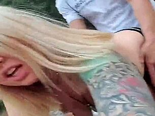 wanna see her bent over public pounding ending in hot facial cumshot?