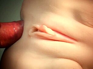 Double penetration stretches cute fuck doll white ass