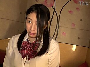 japanese busty schoolgirl gets secret oily massage pleasure