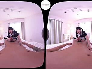 Japanese maid wakes you with her big ass tease uncensored 😈🍑