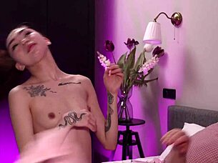 i tricked this cute asian masseuse into rough pounding sex