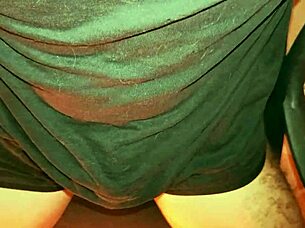 Latino bodybuilder jerks massive cock post gym moan