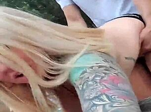 wanna see her bent over public pounding ending in hot facial cumshot?