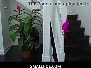 Sadie Pop tiny latina teen meets Sergeant Miles encounter