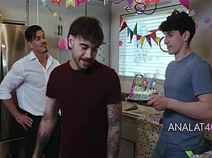 Petite Latina Milf Gangbanged Anal Ass-To-Mouth On Birthday