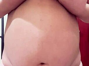 pregnant arab milf teases hairy pussy stripping on webcam