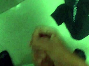 i jerk off quick in the bathroom