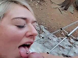 wanna see her bent over public pounding ending in hot facial cumshot?
