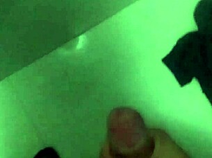 i jerk off quick in the bathroom