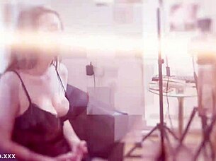 Hot British Teen Eats Massive Cum Load!