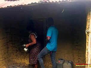 i fucked bbw patricia hard in hut cowgirl creampie big tits wet pussy they caught us