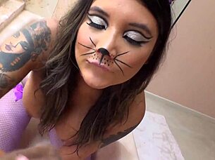 watch kitten brenna sparks take monster cock deepthroat anal assfucking gagging cumshot!