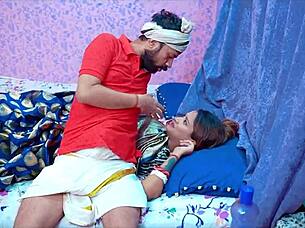 juicy indian housewife romantic bedroom blowjob pussy pounding creampie