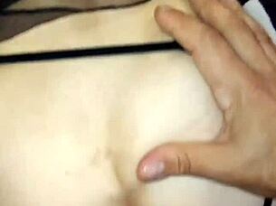 hey milf slips into erotic lingerie and stockings craving assfucking