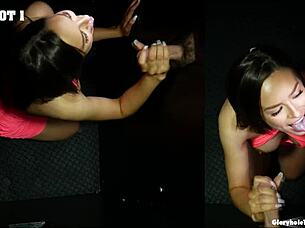 Raina masters gloryhole cock sucking secrets yeahhh