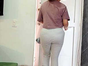 latina milf seduces friend on couch pov blowjob creampie moaning ride big cock