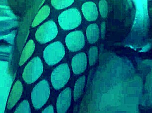 Sexy nylon leggings footjob tease