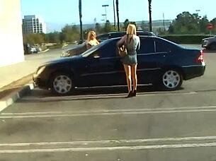 two blonde milf whores take turns riding big cocks in wild threesome