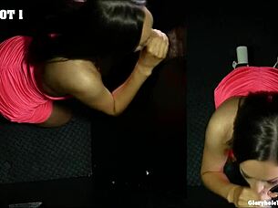 Raina masters gloryhole cock sucking secrets yeahhh