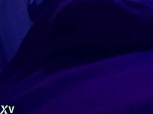 Sexy nylon leggings footjob tease