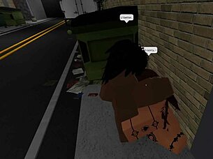 roblox slut wanders wrong hood for rough monster bbc cheating pounding!