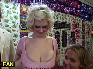 Who's ready for deepthroat sloppy blowjobs from big tits amateurs?