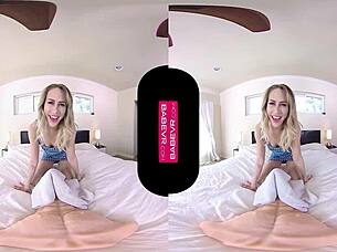 carter cruise slams dildo into her wet pussy pov