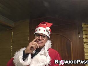 redhead milf's big boobs deliver sloppy unforgettable blowjob