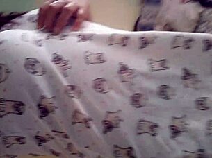 dare you to spot this daring latina housewife's bare pussy under skirt?