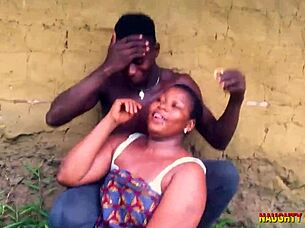 i fucked bbw patricia hard in hut cowgirl creampie big tits wet pussy they caught us