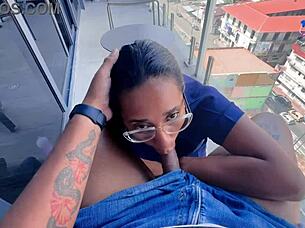 young latina petita bent over for huge cock doggystyle pounding