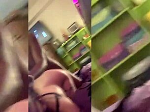 Tatted Emo Beauty Submits to Backshots