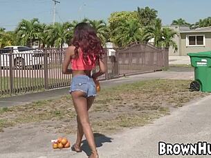 Hey exotic babe demi sutra, swallow that dick before riding it?