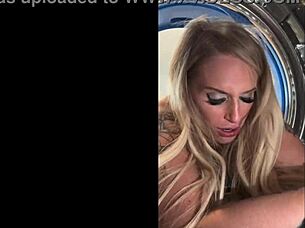 My Big Butt Roommate Stephanie Stuck in Dryer